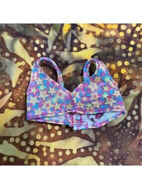 Mattel Barbie/Fashion Doll Replacement Accessory Clothing Multi Stars Crop Top